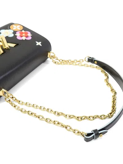 Pre-owned Louis Vuitton Twist Mm Shoulder Bag In Black