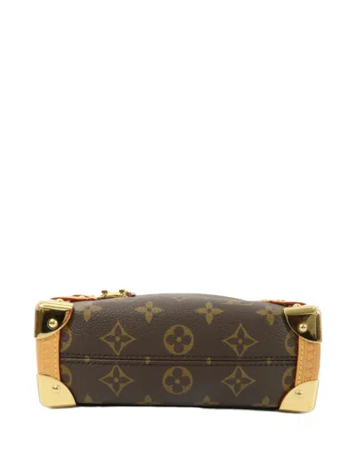 Pre-owned Louis Vuitton Pm Side Trunk Shoulder Bag In Brown