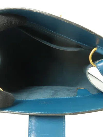 Pre-owned Louis Vuitton 1993 Epi Cluny Shoulder Bag In Blue