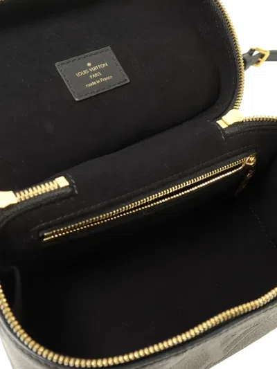 Pre-owned Louis Vuitton Monogram Empreinte Vanity Case Shoulder Bag In Black
