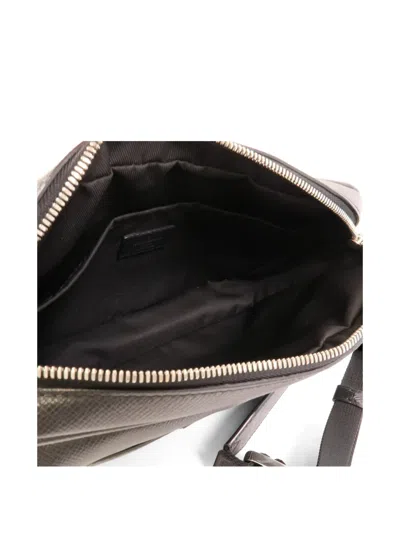 Pre-owned Louis Vuitton Monogram Eclipse Taiga Messenger Bag In Black