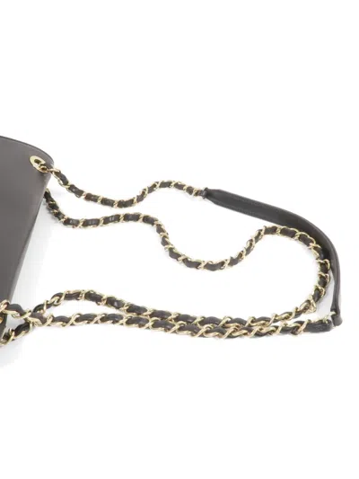 Pre-owned Chanel Quilted Cc Shoulder Bag In Black