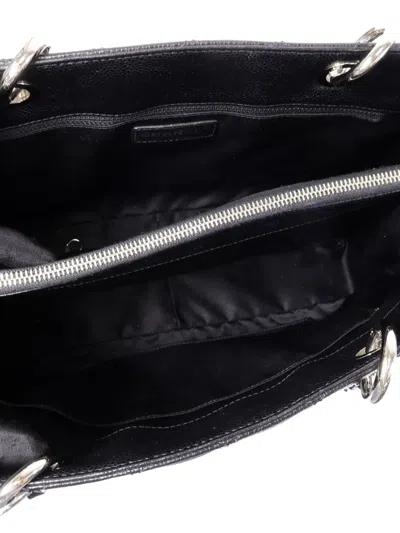 Pre-owned Chanel Quilted Cc Tote Bag In Black