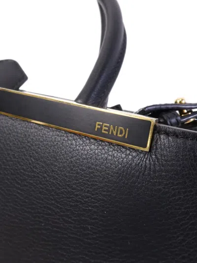 Pre-owned Fendi 2jours Tote Bag In Black