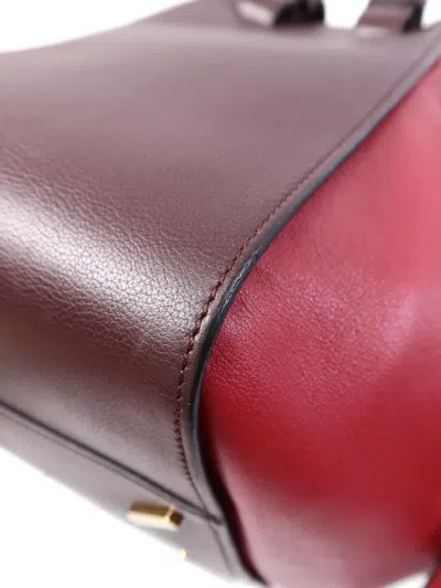Pre-owned Loewe Hammock Two-way Calfskin Tote Bag In Red