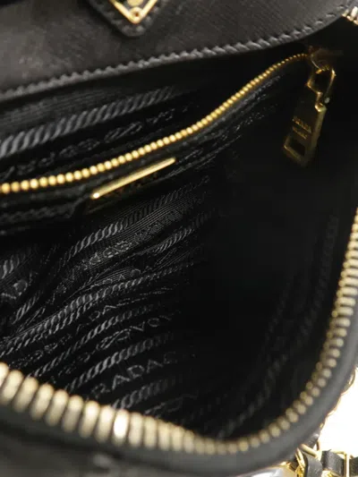 Pre-owned Prada Chain Shoulder Bag In Black