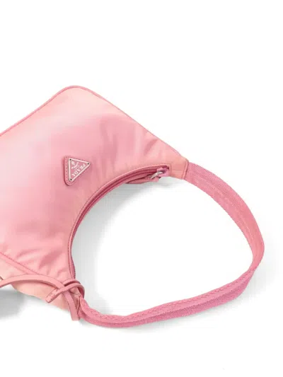 Pre-owned Prada Re-edition 2000 Handbag In Pink