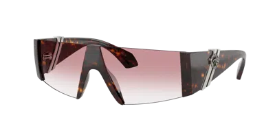 Versace 136mm Rectangular Sunglasses In White