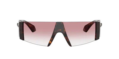 Versace 136mm Rectangular Sunglasses In White