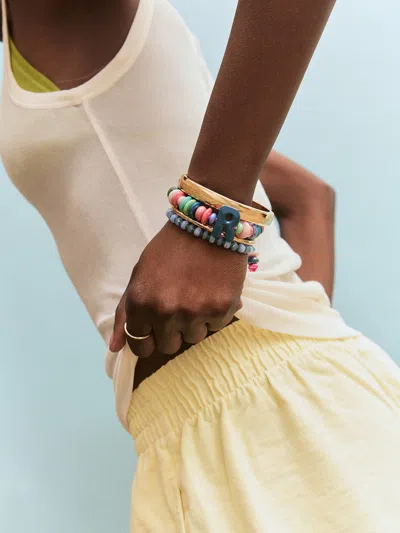 Baublebar Make Waves Initial Bracelet In Multi