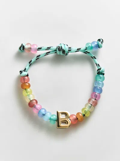 Baublebar Marjorie Waterproof Initial Bracelet In Multi