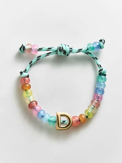 Baublebar Marjorie Waterproof Initial Bracelet In Multi
