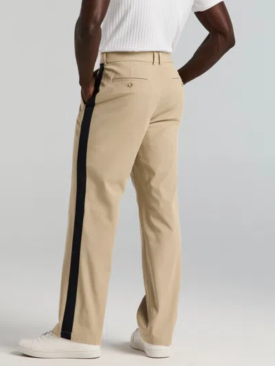 Perry Ellis Men's Straight Hybrid Commuter Pants In Brown