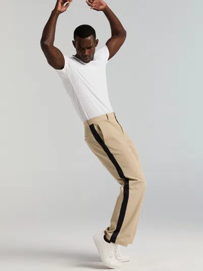 Perry Ellis Men's Straight Hybrid Commuter Pants In Brown