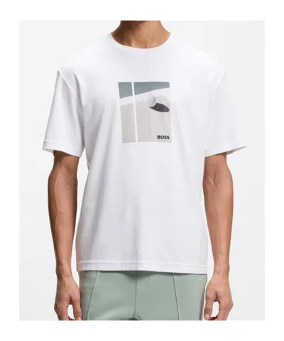 Hugo Boss Pattern-printed T-shirt In Multi