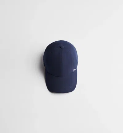 Dior Placed Cap In Blue