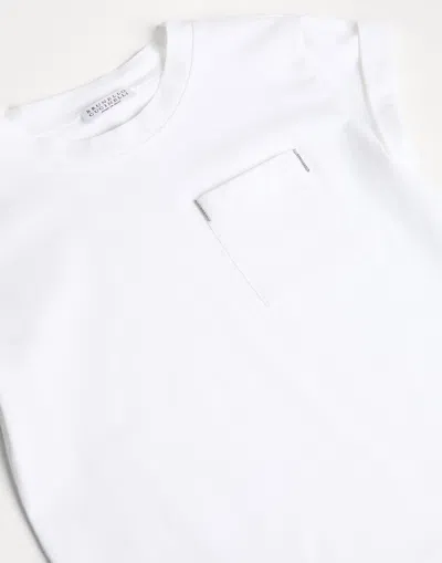 Brunello Cucinelli Cotton T-shirt In White
