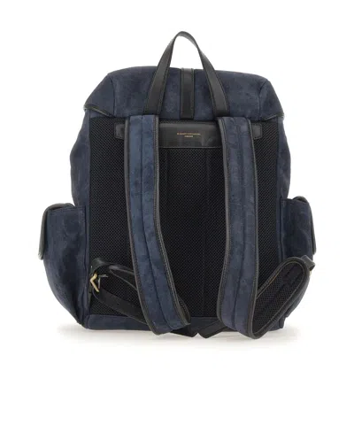 Gianni Chiarini Berlino Backpack In Blue
