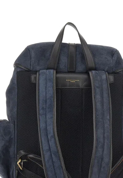 Gianni Chiarini Berlino Backpack In Blue