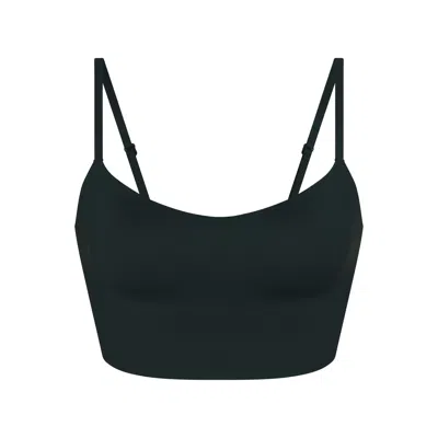 Skims Seamless Sculpt Pullover Bra In Onyx