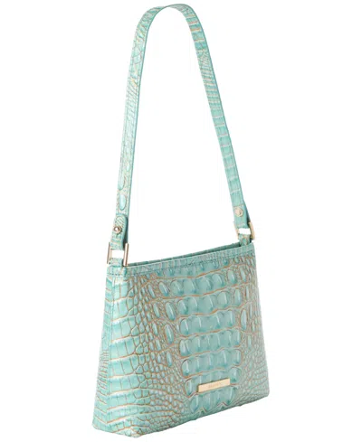 Brahmin Lorelei Croc Embossed Leather Shoulder Bag In Pattern