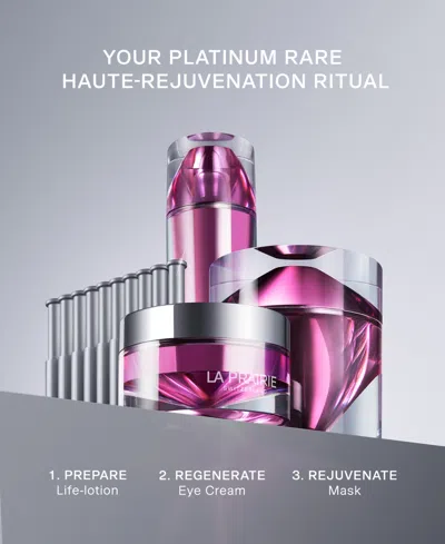 La Prairie Platinum Rare Haute-rejuvenation Overnight Mask Refill 20ml In White