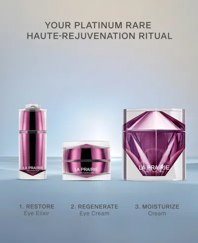 La Prairie Unisex 0.5oz Platinum Rare Haute Rejuvenation Eye Elixir In Transparent