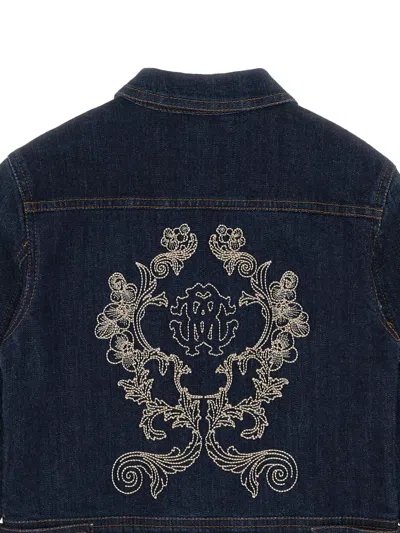 Roberto Cavalli Denim Jacket In Blue