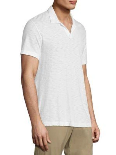 Shop Theory Willem Open Collar Polo In County Line