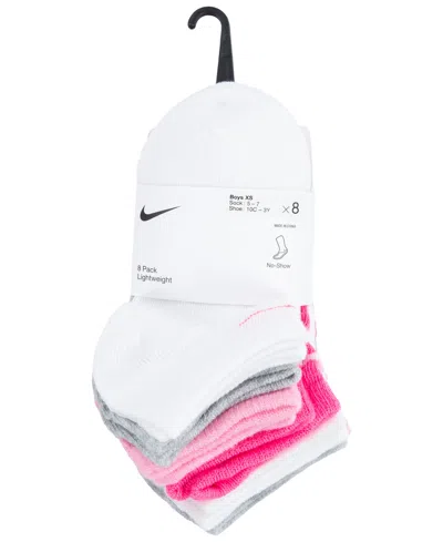 Nike Boys' 4-7 Low Cut Socks, 8-pack In Multi