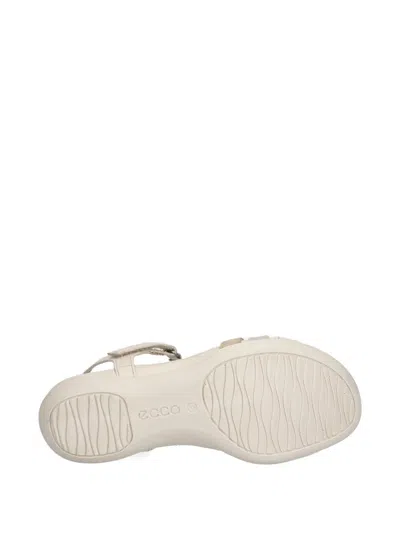 Ecco Multi-strap Leather Sandals In White