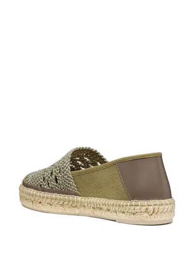 Geox Woven-panel Canvas Espadrilles In Multi
