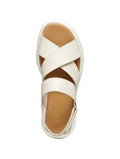 Geox Crossover-strap Touch-strap Sandals In White
