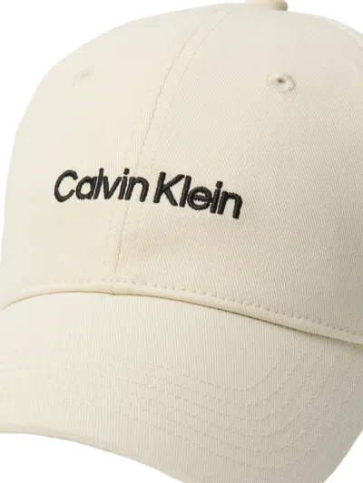 Calvin Klein Logo-embroidered Cap In Pattern