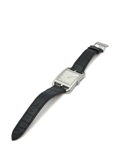 Pre-owned Hermes Cape Cod 37mm Watch In White