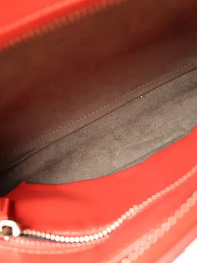 Pre-owned Fendi Dotcom Click Shoulder Bag In Red