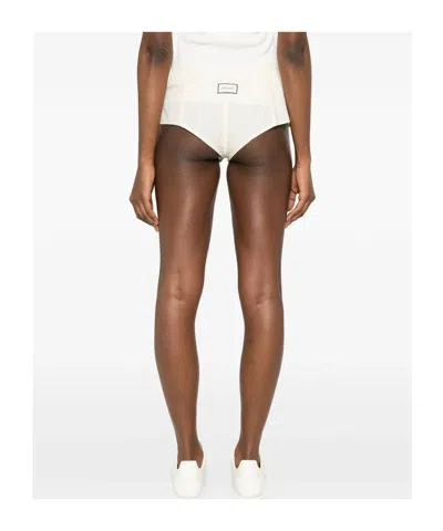 Entire Studios Button Shorts In White