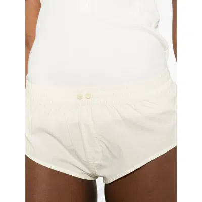 Entire Studios Button Shorts In White