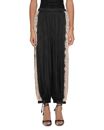 Sea Ethel Solid Bloomer Pants Black In Black