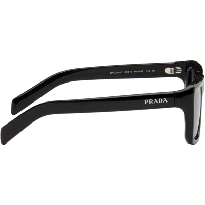 Prada Black Square Sunglasses In Neutral