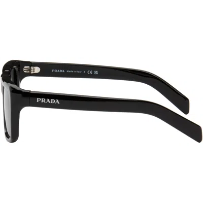 Prada Black Square Sunglasses In Neutral