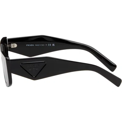Prada Black Cat-eye Sunglasses In Black