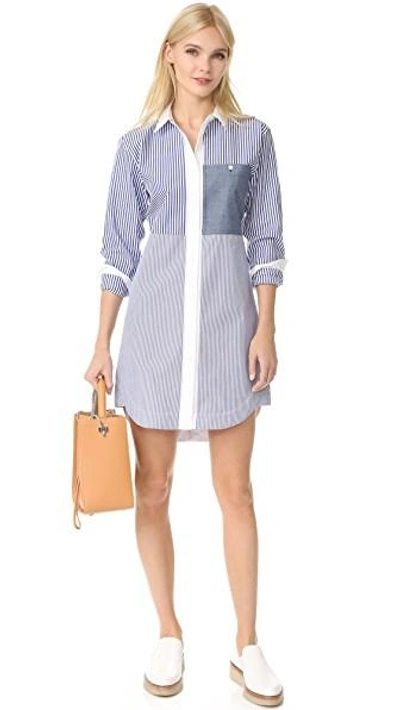 Shop Elizabeth And James Jay Shirtdress In Multi