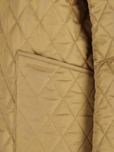 Burberry Dranefeld Quilted Jacket In Brown