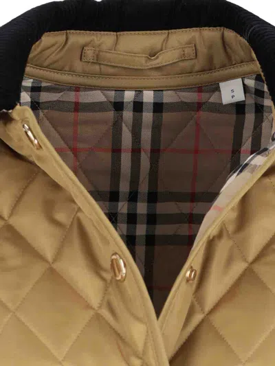 Burberry Dranefeld Quilted Jacket In Brown