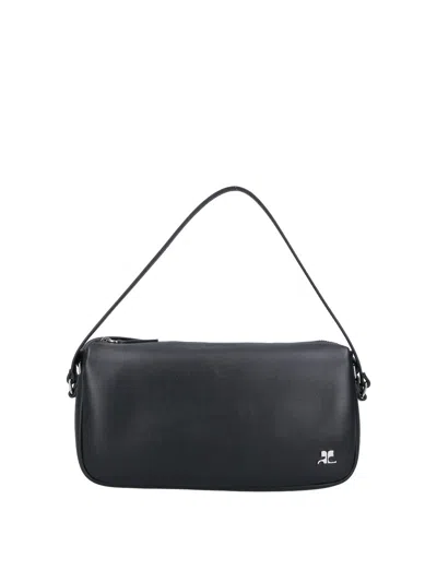 Courrèges Small Three Sixty Bag In Black
