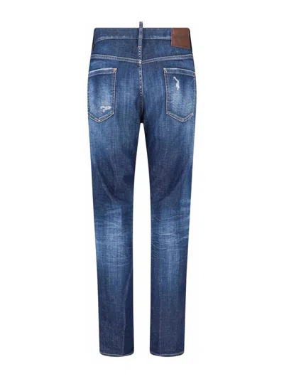 Dsquared2 Slim Jeans In Blue