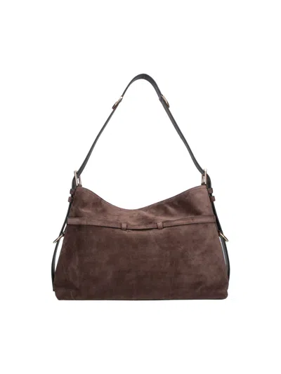 Givenchy Voyou Medium Shoulder Bag In Brown