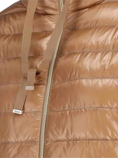 Herno Knitted And Nylon Down Jacket In Multi