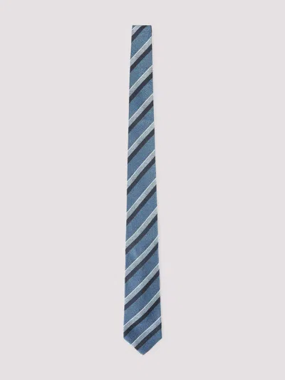 Kiton Silk Tie In Multi